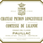 Chateau Pichon Longueville Comtesse de Lalande 1987