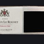 Yvon Clerget Corton 'le Rognet' Grand Cru 2020