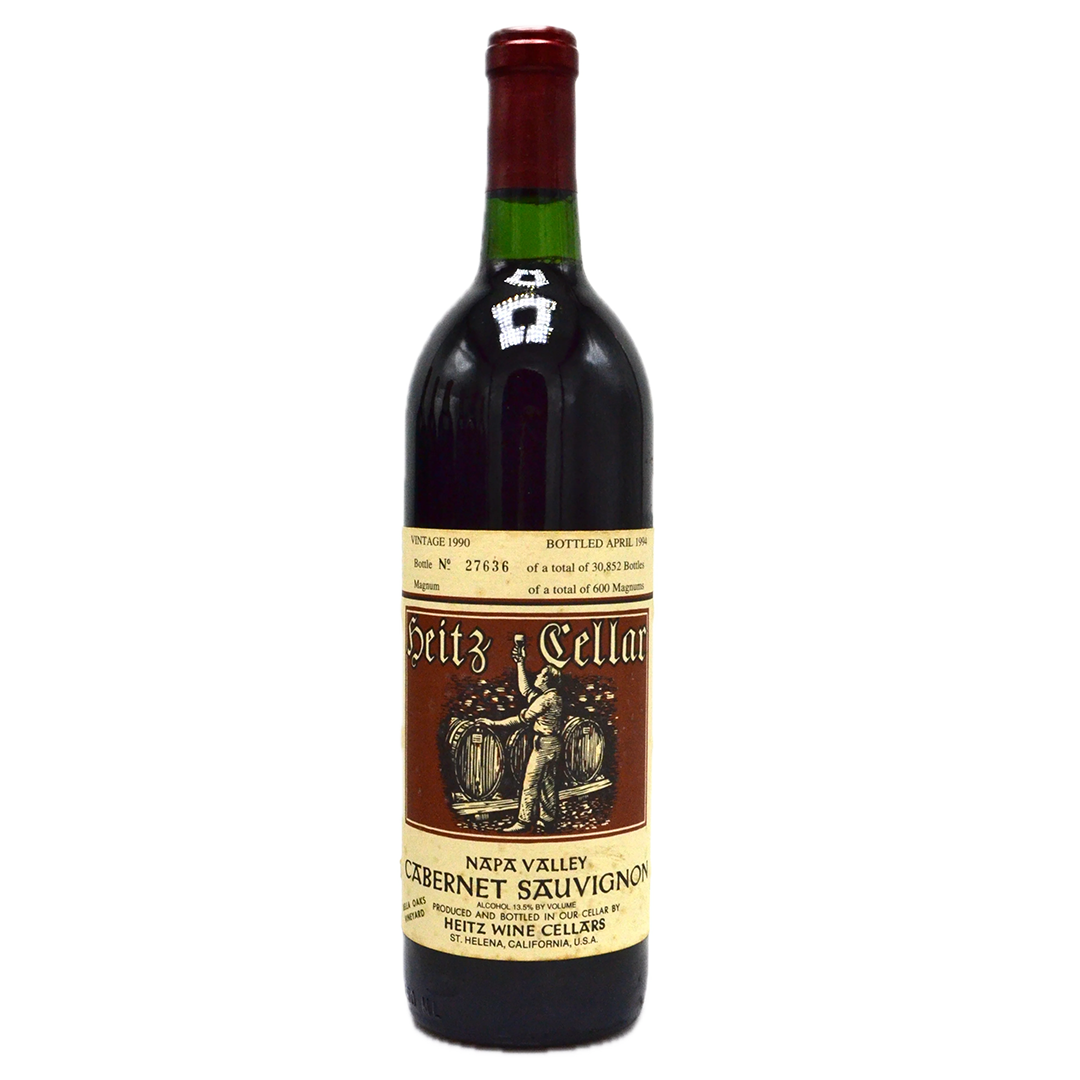 ‘Heitz Cellars Bella Oaks Vineyard Cabernet Sauvignon 1990’의 배경이 제거됨 Heitz Cellars Bella Oaks Vineyard Cabernet Sauvignon 1990 - 이미지 1